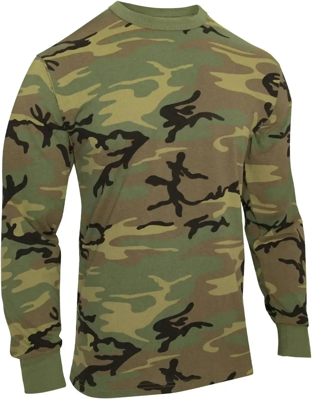 Rothco Long Sleeve Vintage T-shirt - Woodland Camo - s