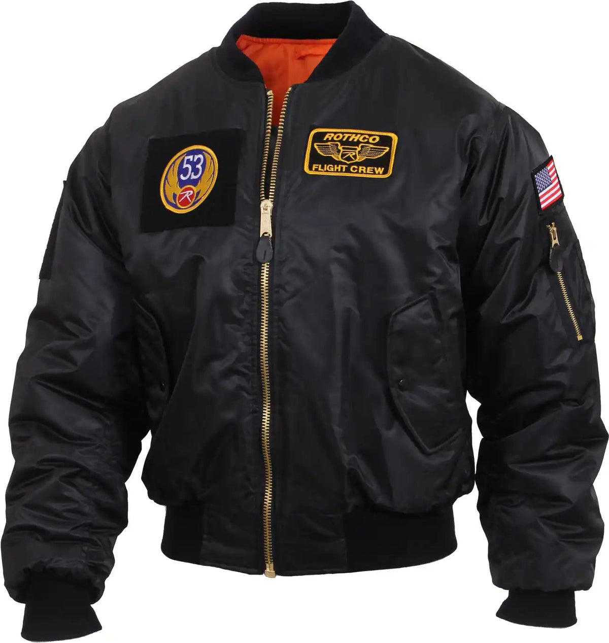 Rothco Ma 1 Flight Jacket with Patches