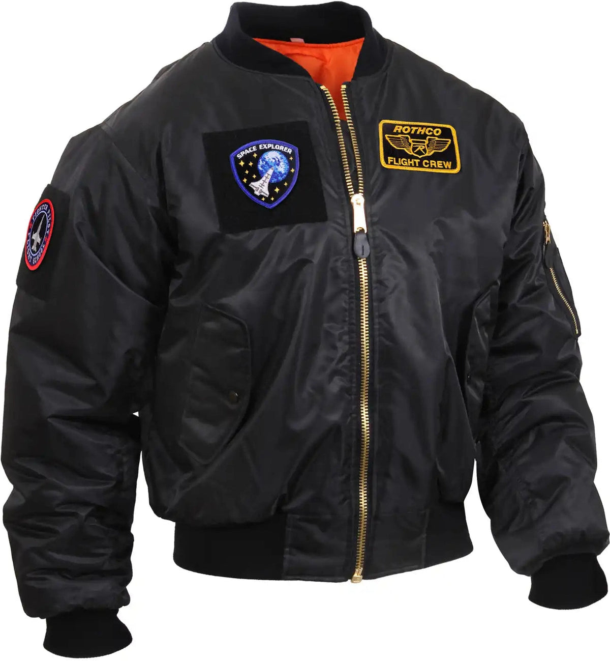 Rothco Ma 1 Flight Jacket with Patches