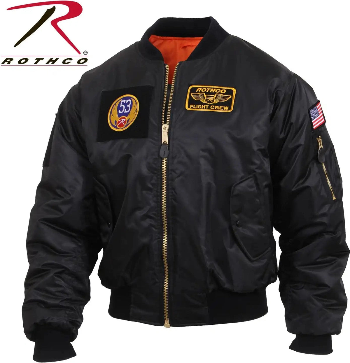 Rothco Ma 1 Flight Jacket with Patches