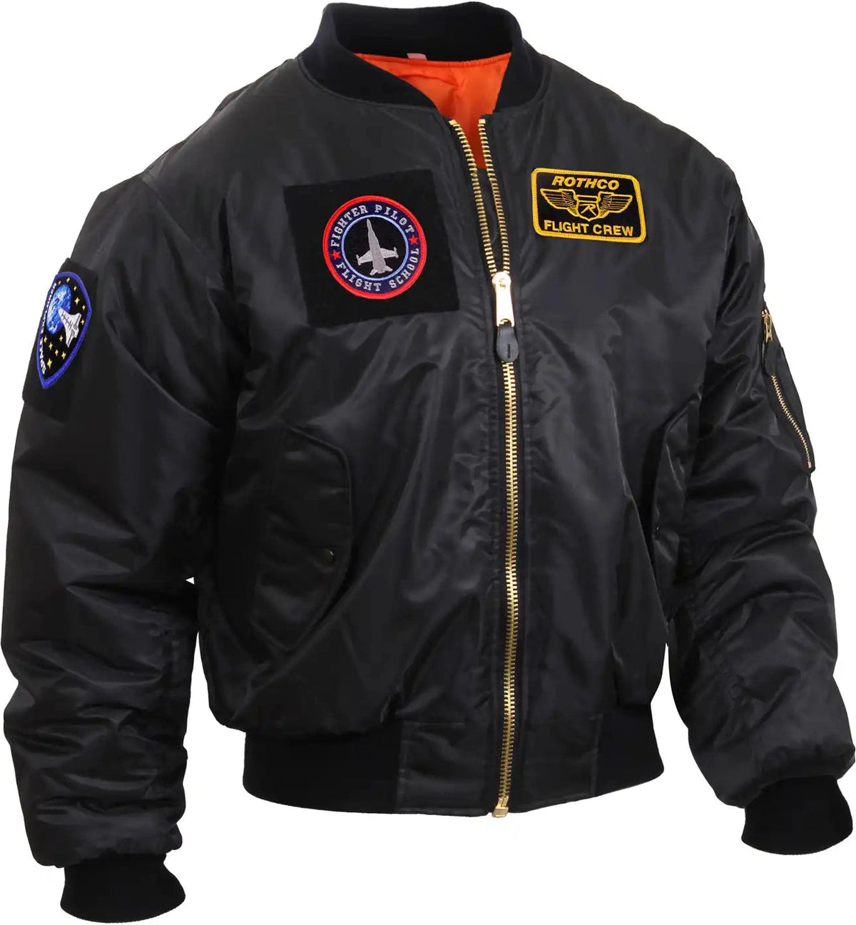 Rothco Ma 1 Flight Jacket with Patches