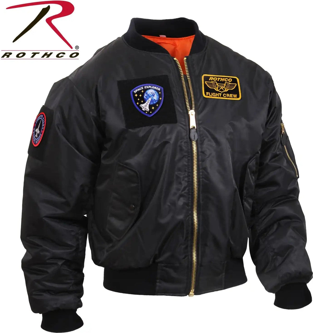 Rothco Ma 1 Flight Jacket with Patches