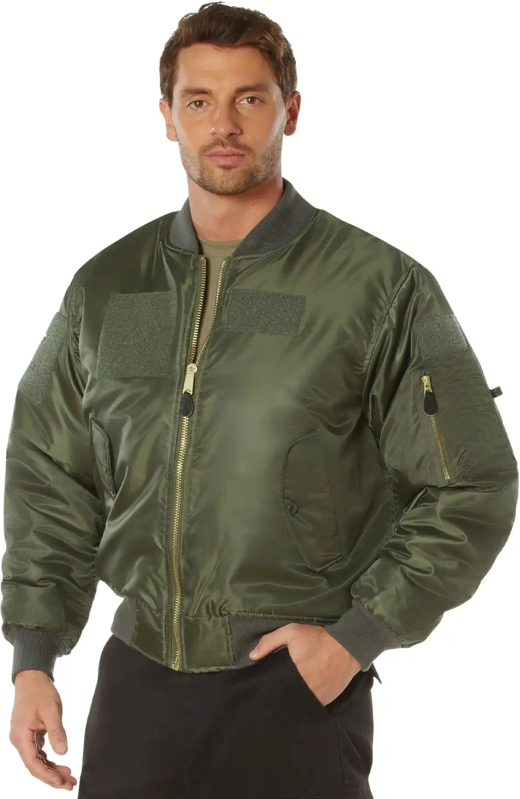 Rothco Ma 1 Flight Jacket with Patches