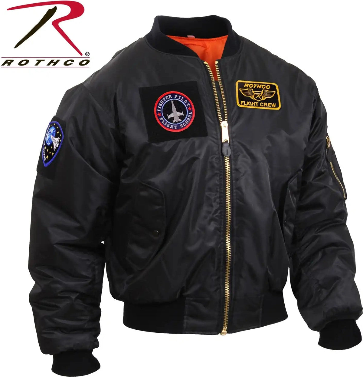 Rothco Ma 1 Flight Jacket with Patches