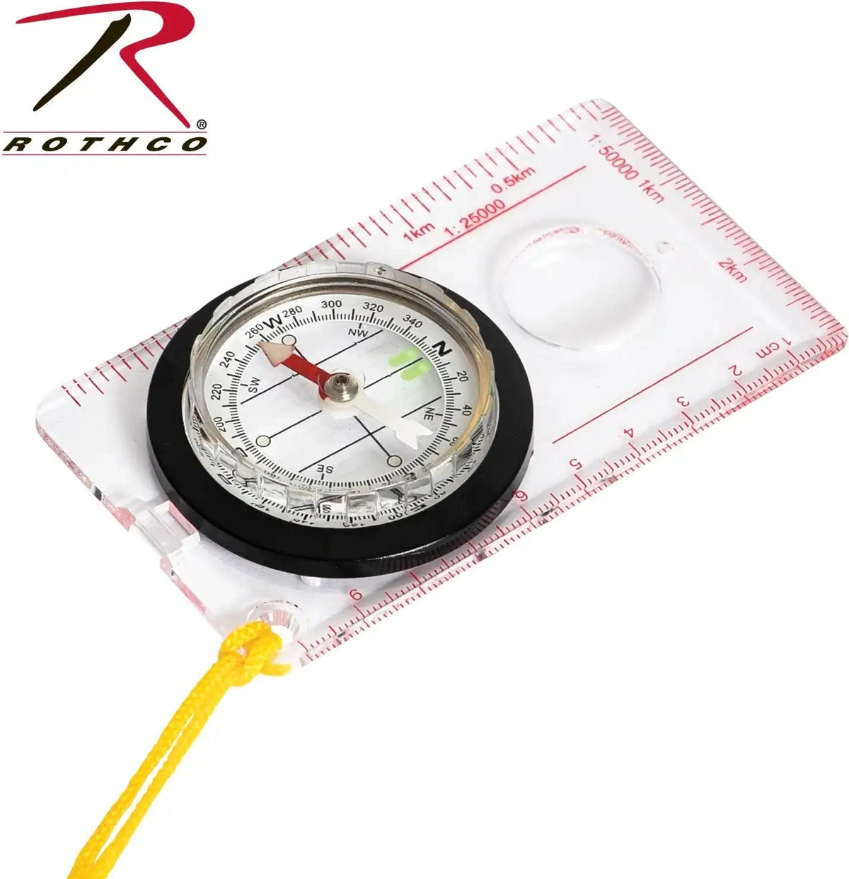Rothco Map Compass Clear