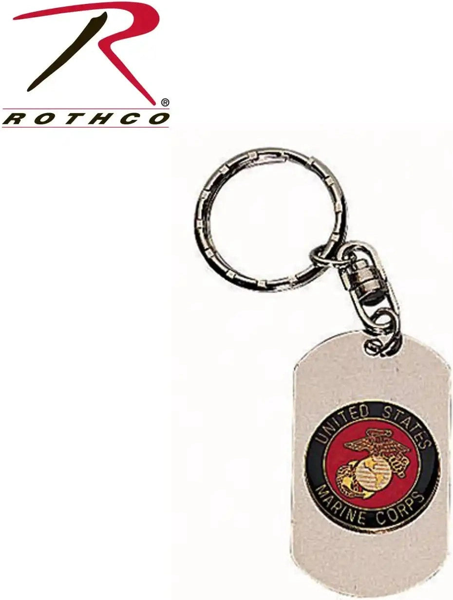 Rothco Marines Dog Tag Key Chain