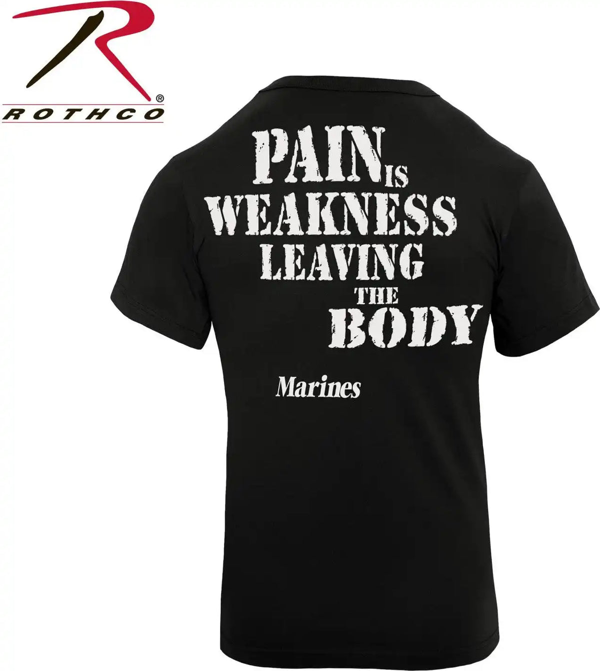 Rothco Marines ?’pain is Weakness’’ T-shirt