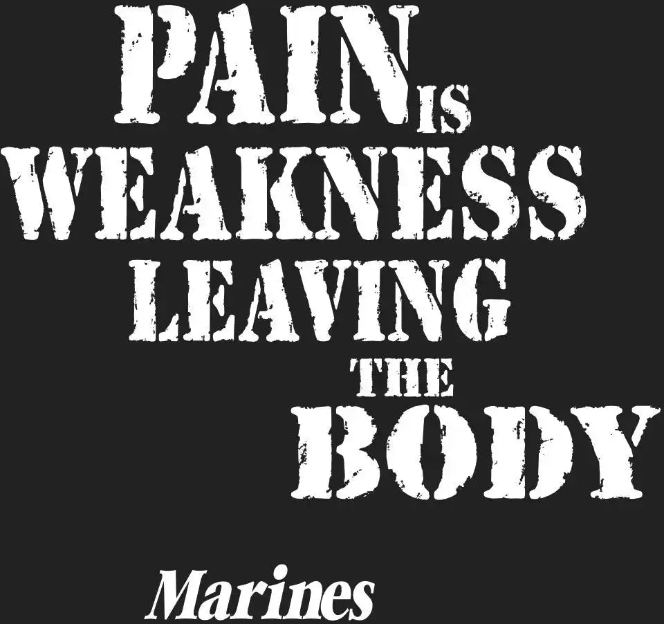 Rothco Marines ?’pain is Weakness’’ T-shirt