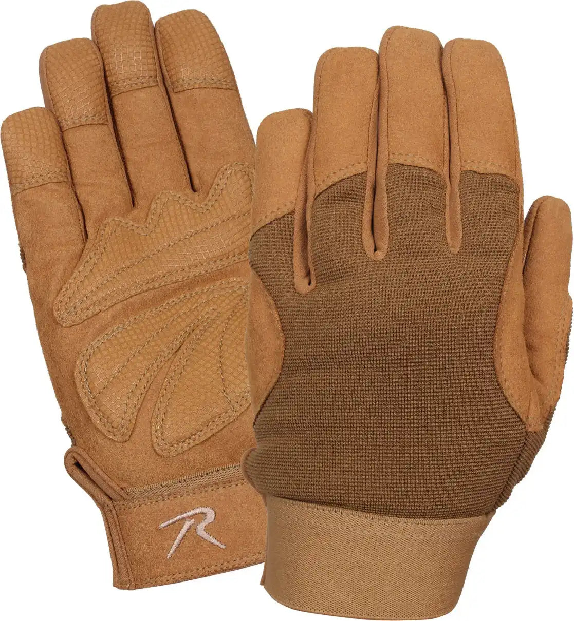 Rothco Mechanics Gloves - Coyote Brown / m