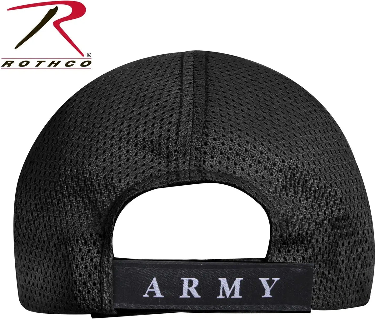 Rothco Mesh Back Army Tactical Cap Black / one Size