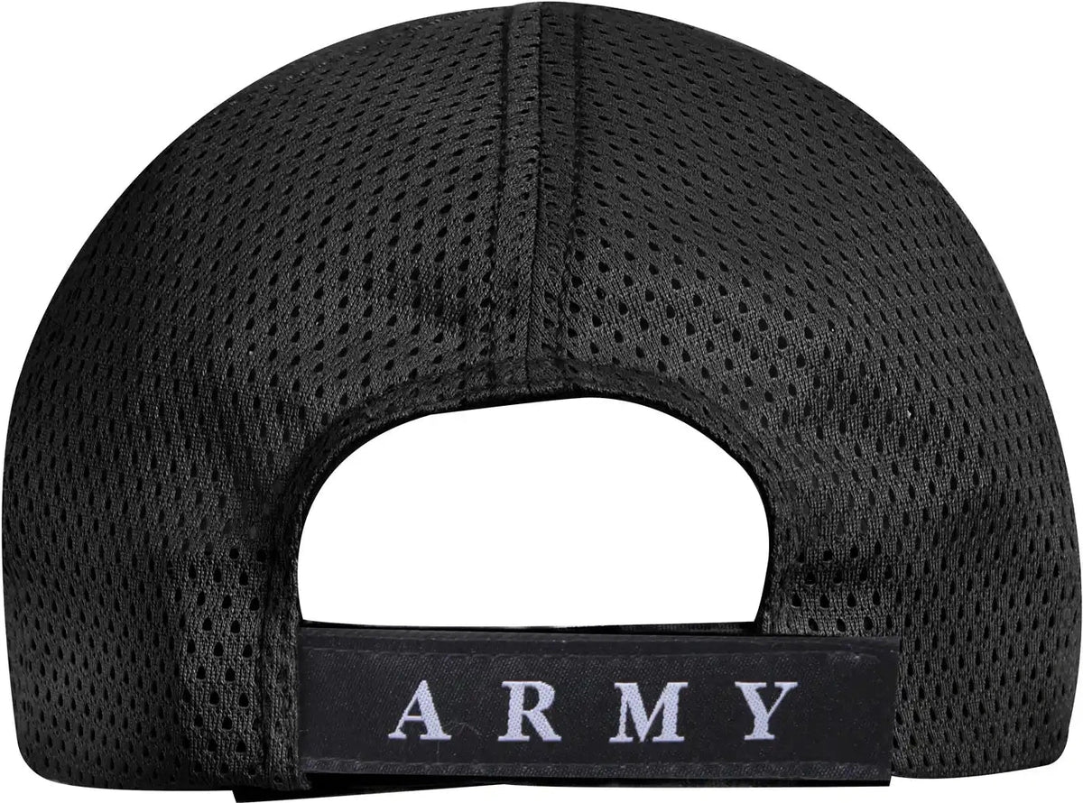 Rothco Mesh Back Army Tactical Cap Black / one Size
