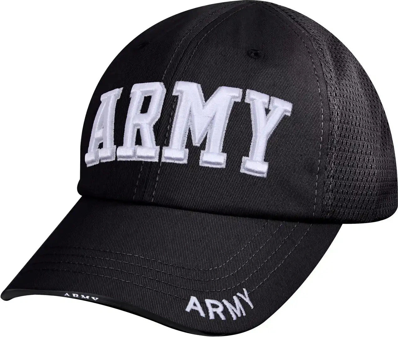 Rothco Mesh Back Army Tactical Cap Black / one Size