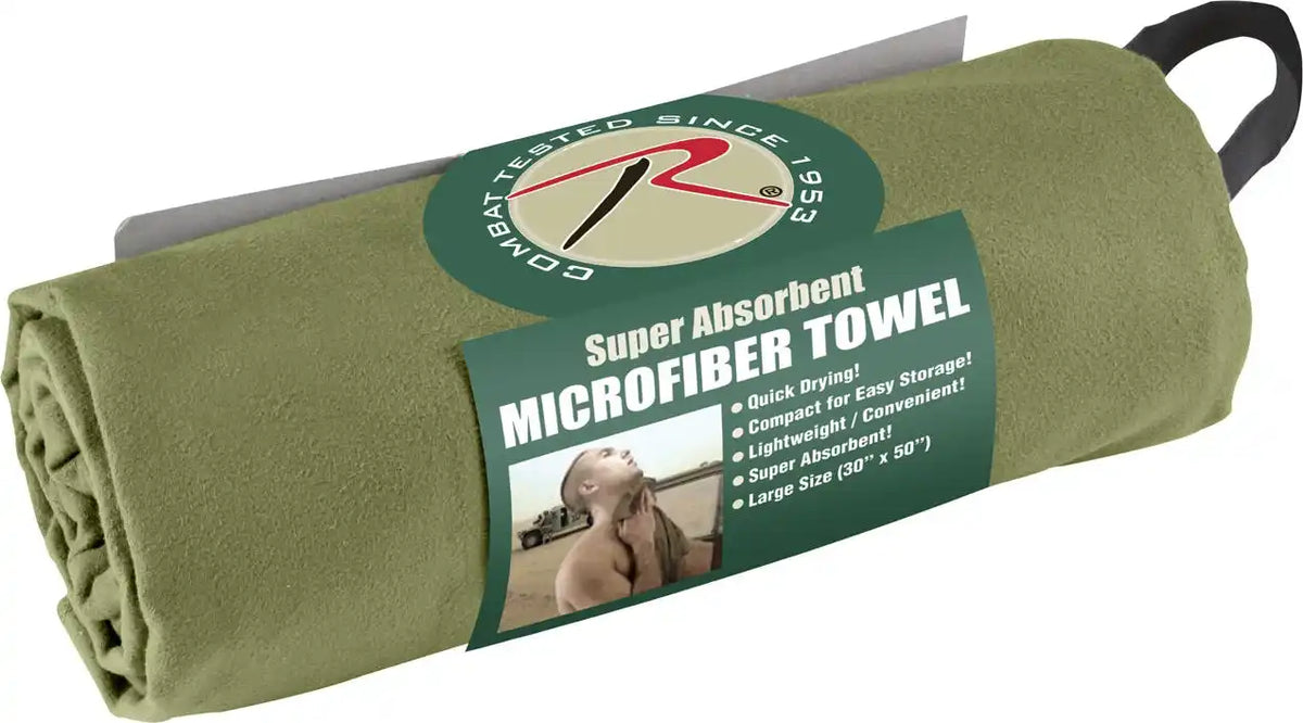 Rothco Microfiber Towel Olive Drab / 30’’ x 50’’