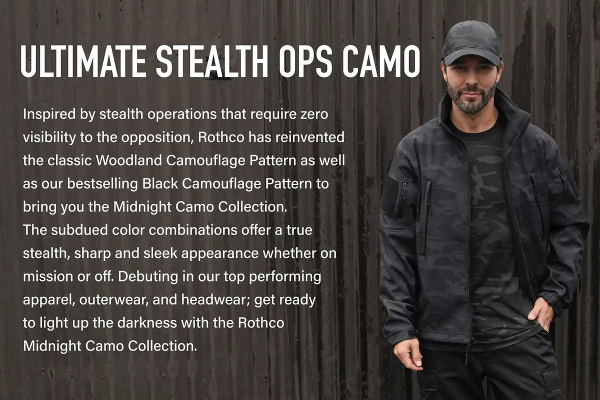Rothco Midnight Camo Adjustable Boonie Hat