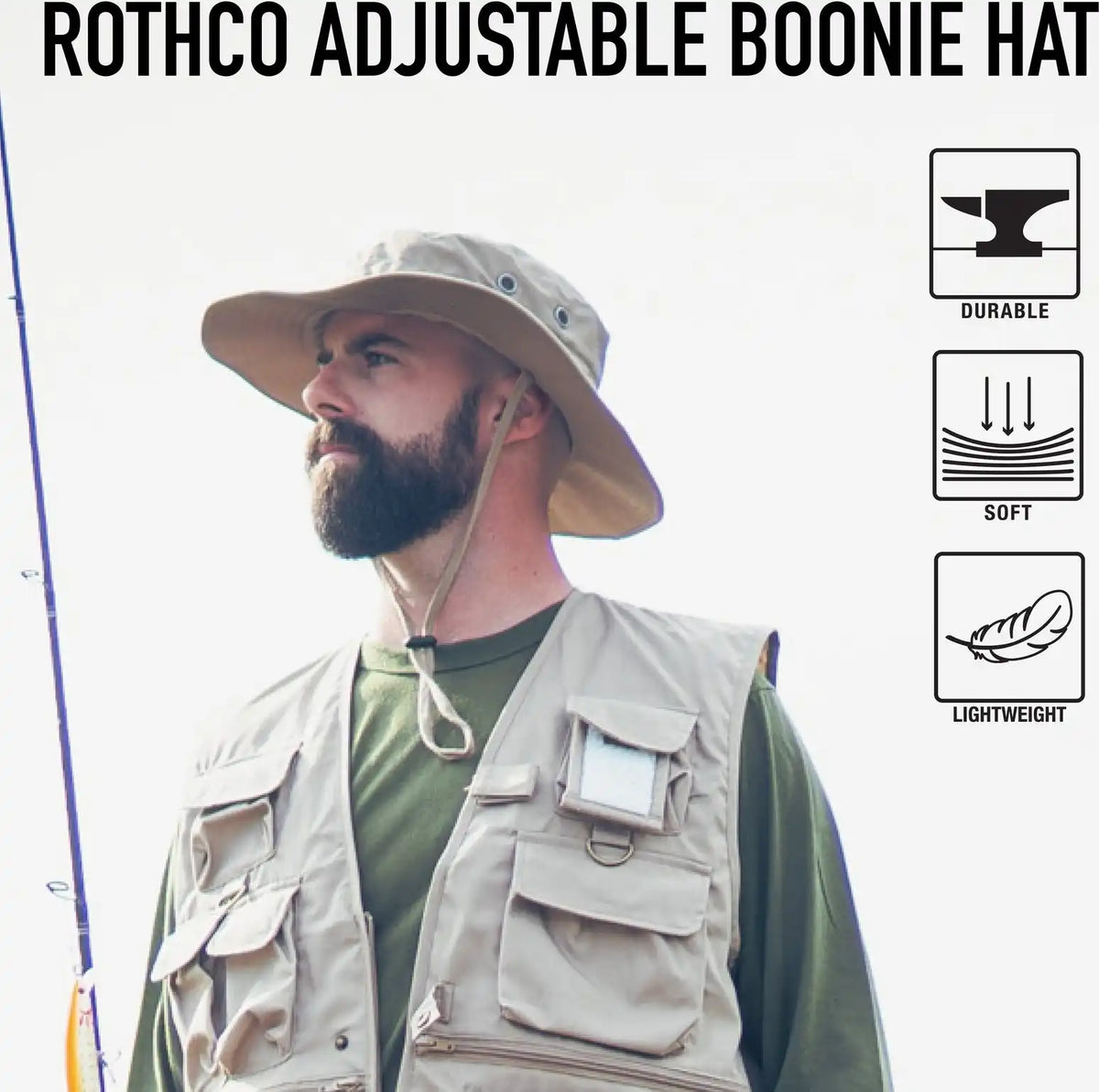 Rothco Midnight Camo Adjustable Boonie Hat