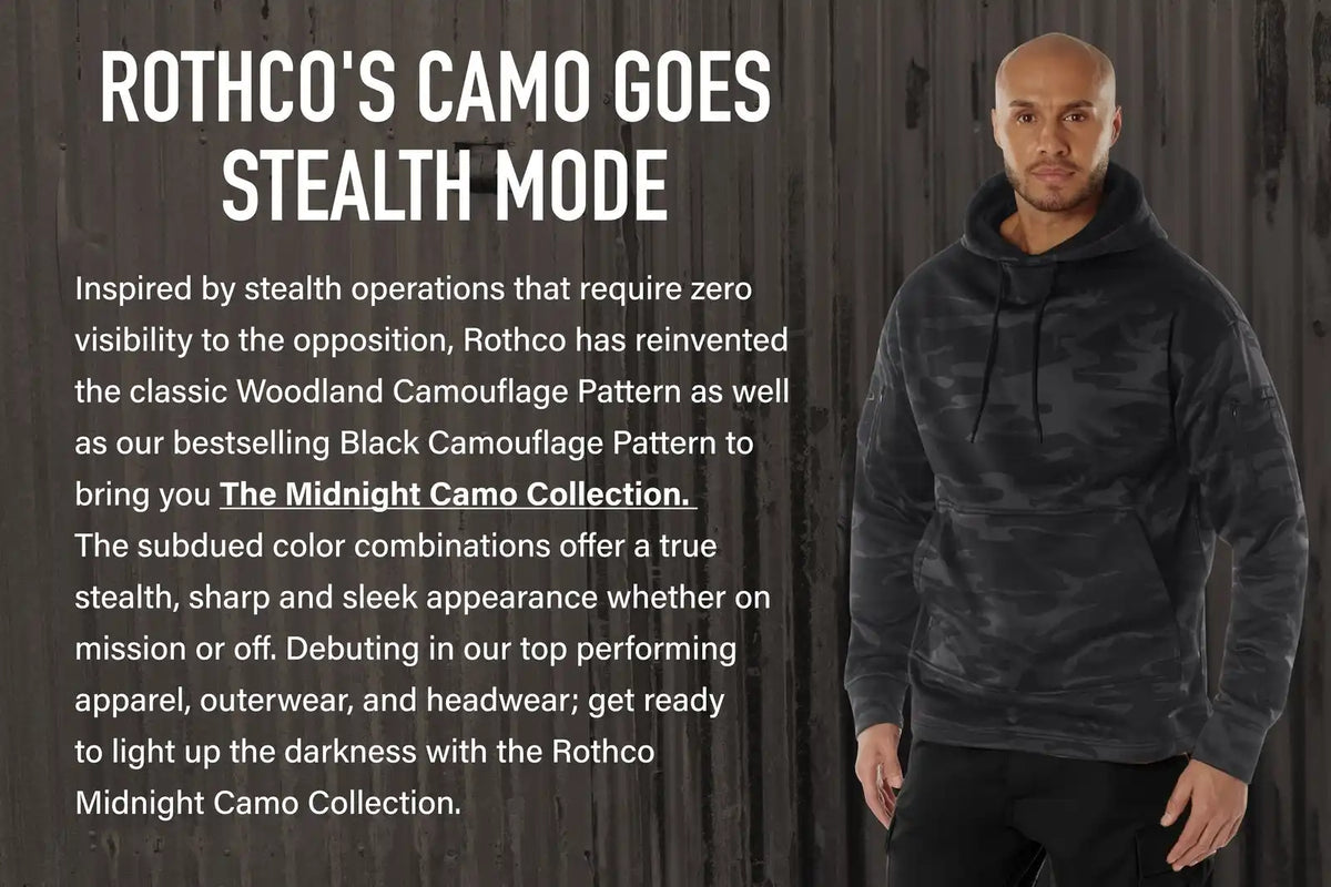 Rothco Midnight Camo Every Day Hoodie