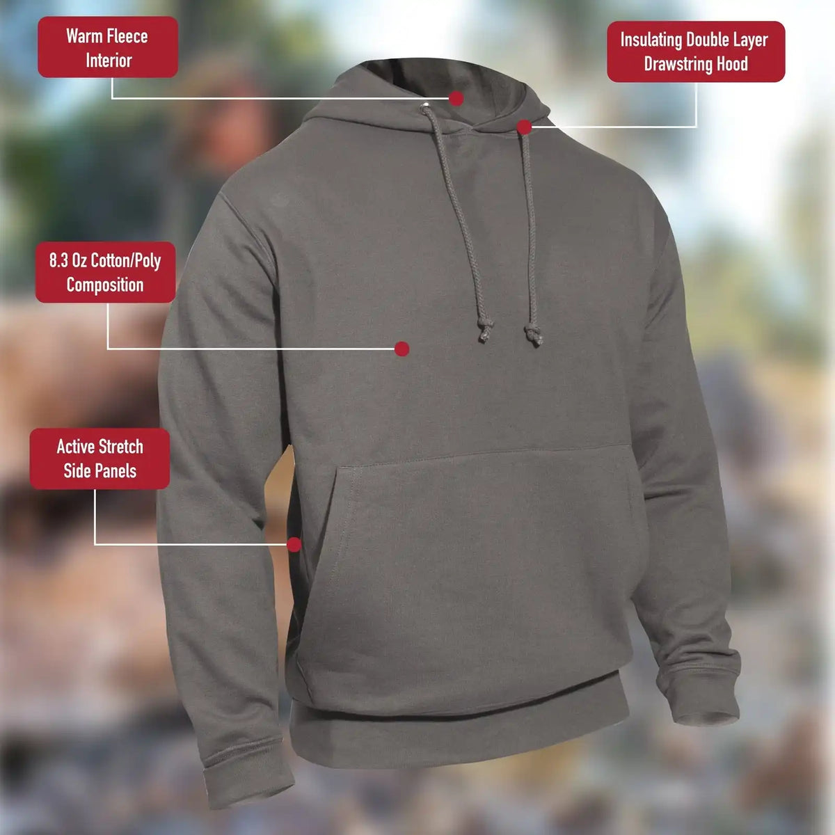 Rothco Midnight Camo Every Day Hoodie