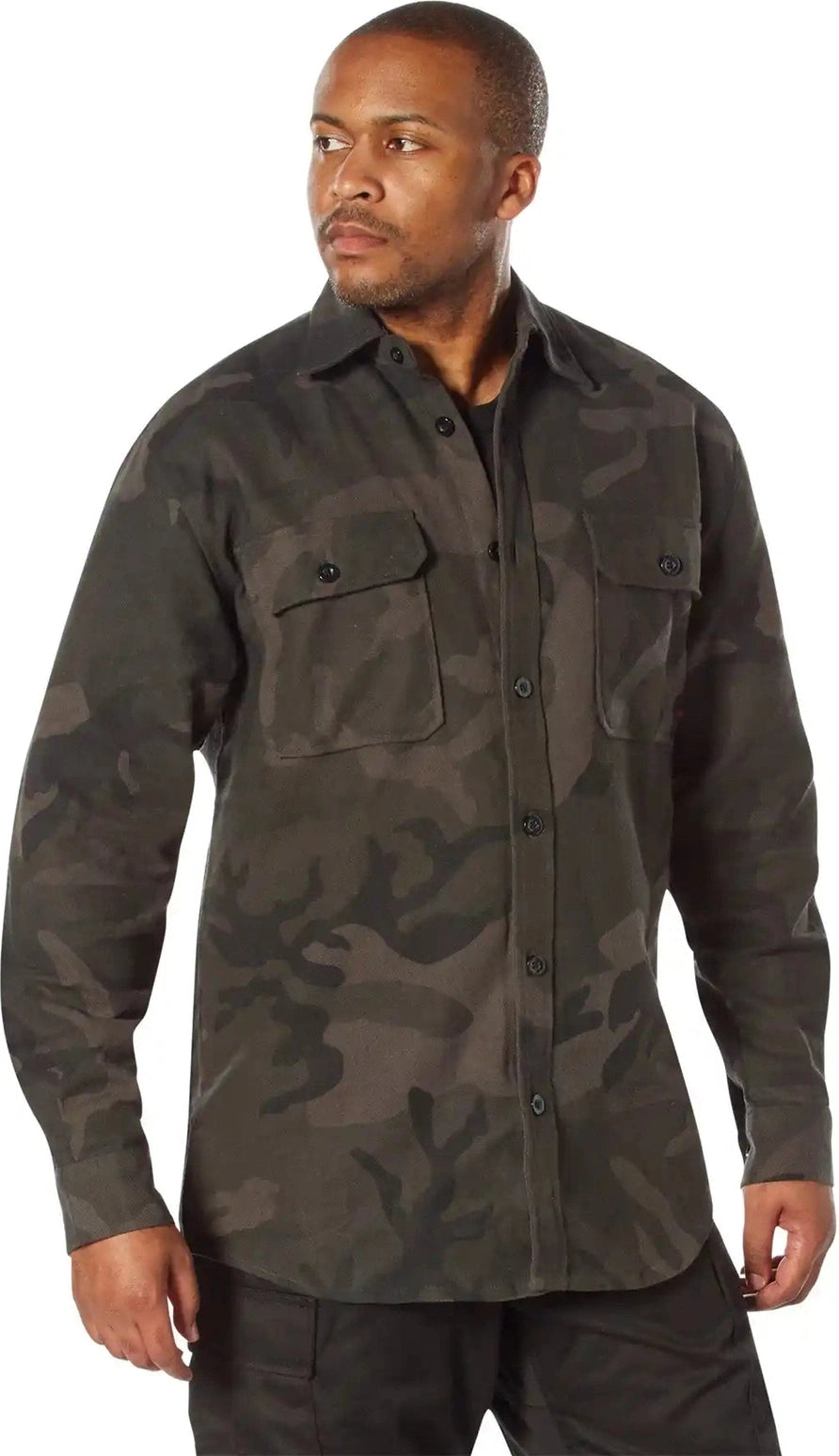 Rothco Midnight Camo Flannel Shirt