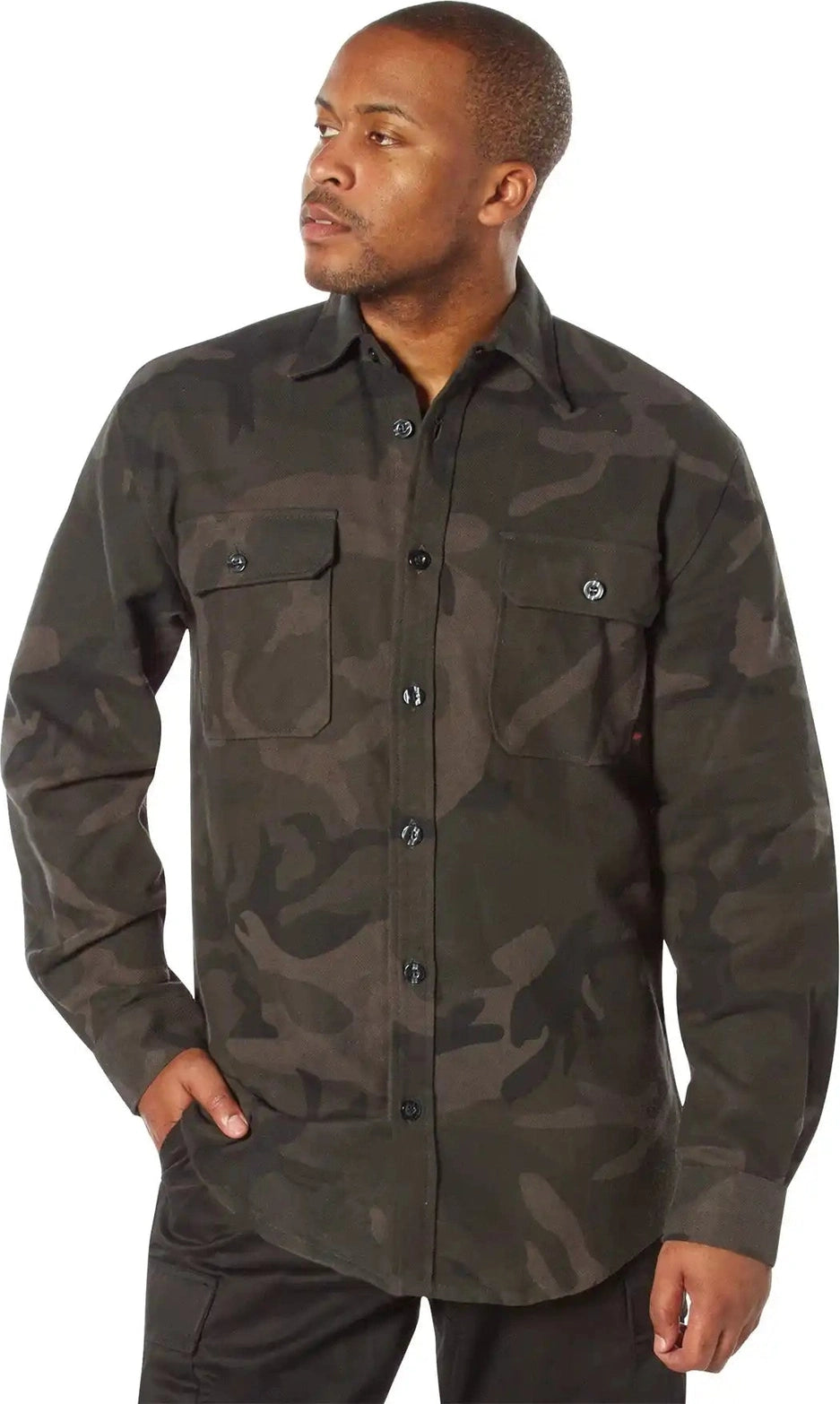 Rothco Midnight Camo Flannel Shirt