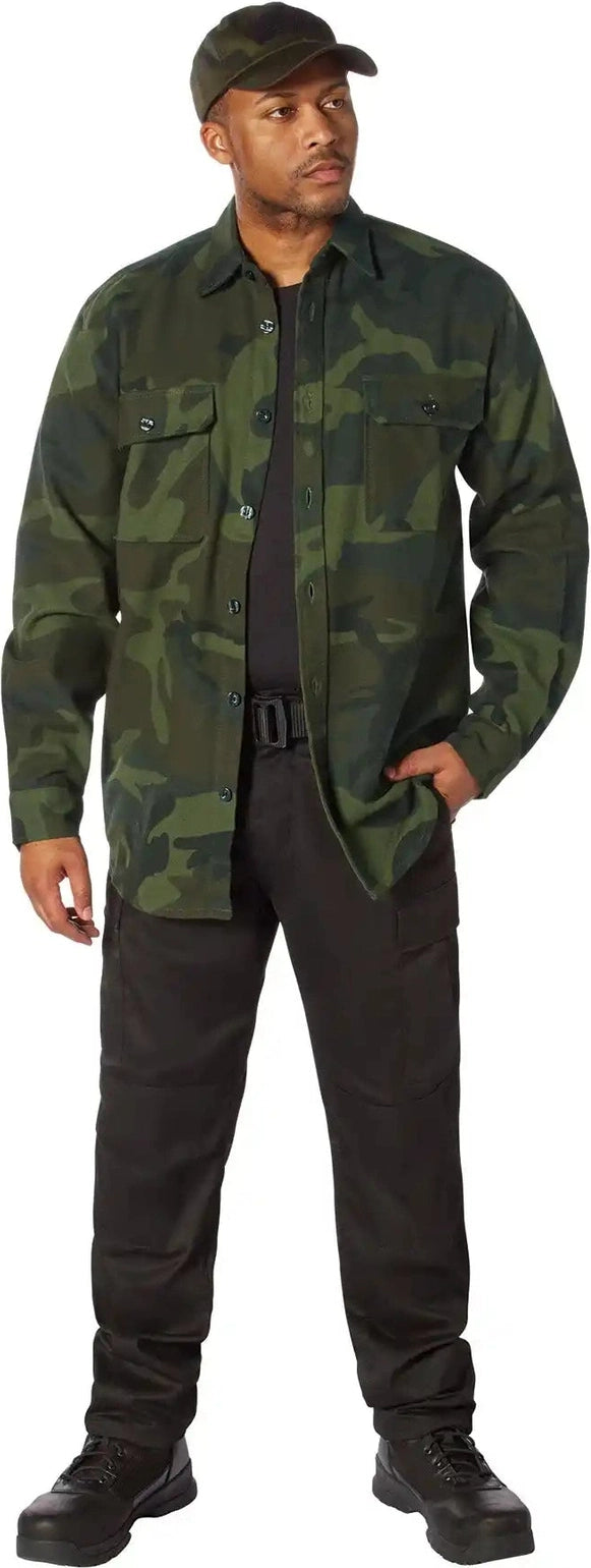 Rothco Midnight Camo Flannel Shirt