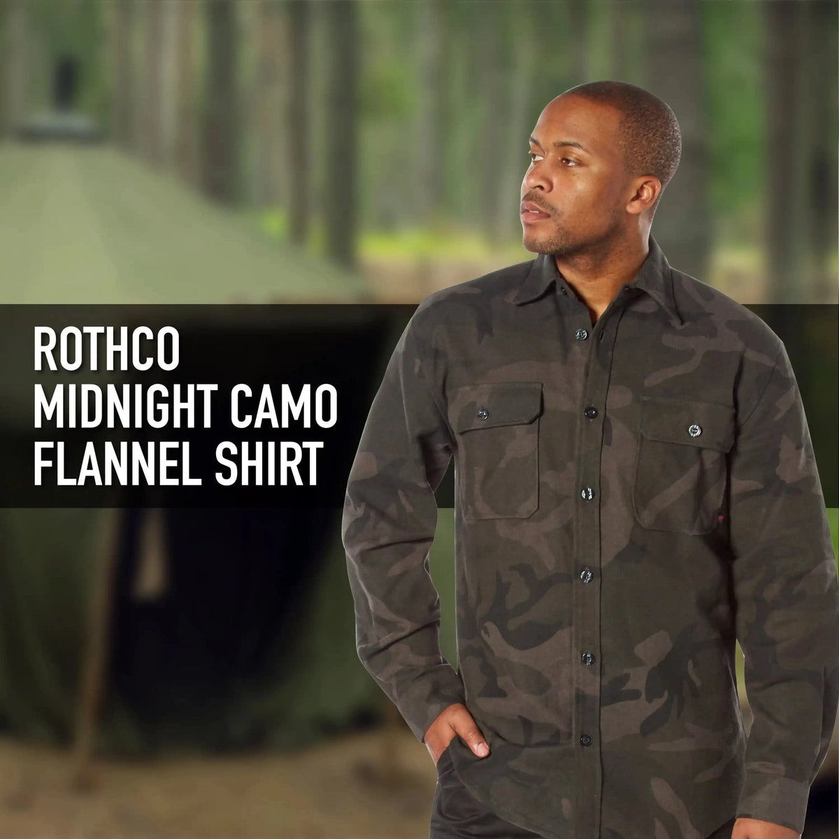 Rothco Midnight Camo Flannel Shirt