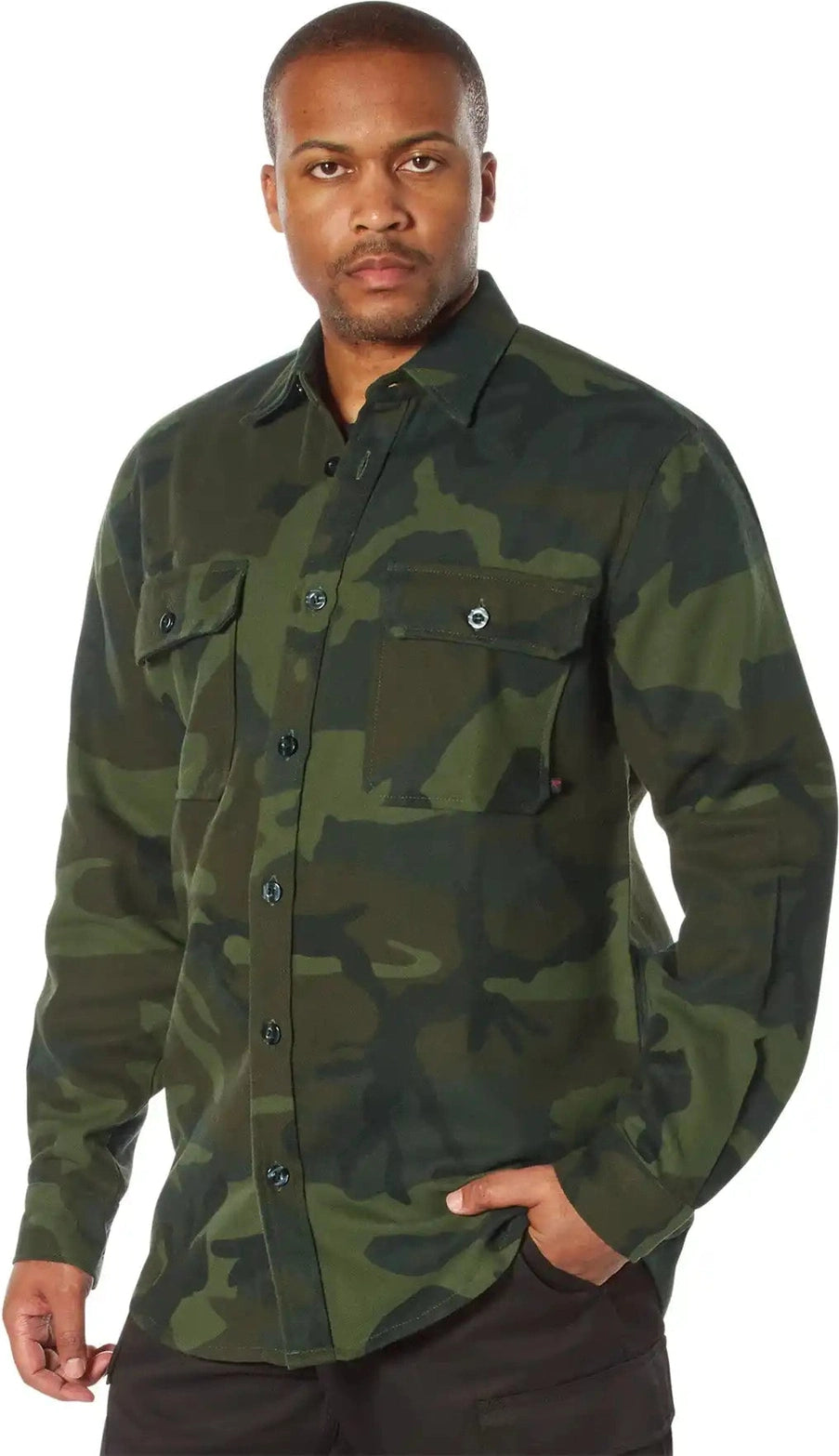 Rothco Midnight Camo Flannel Shirt