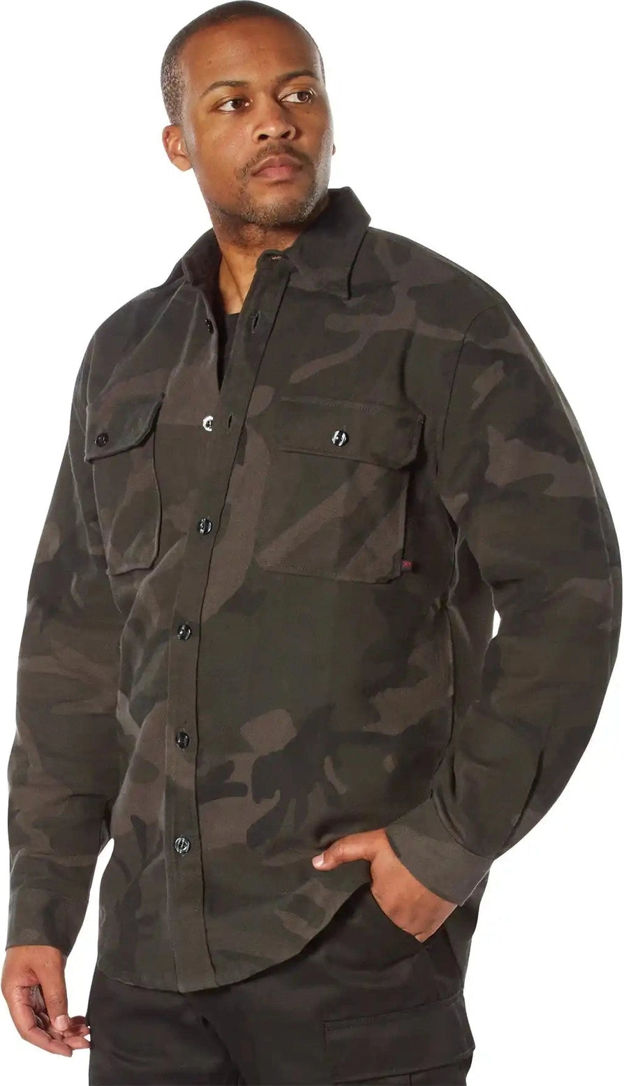 Rothco Midnight Camo Flannel Shirt