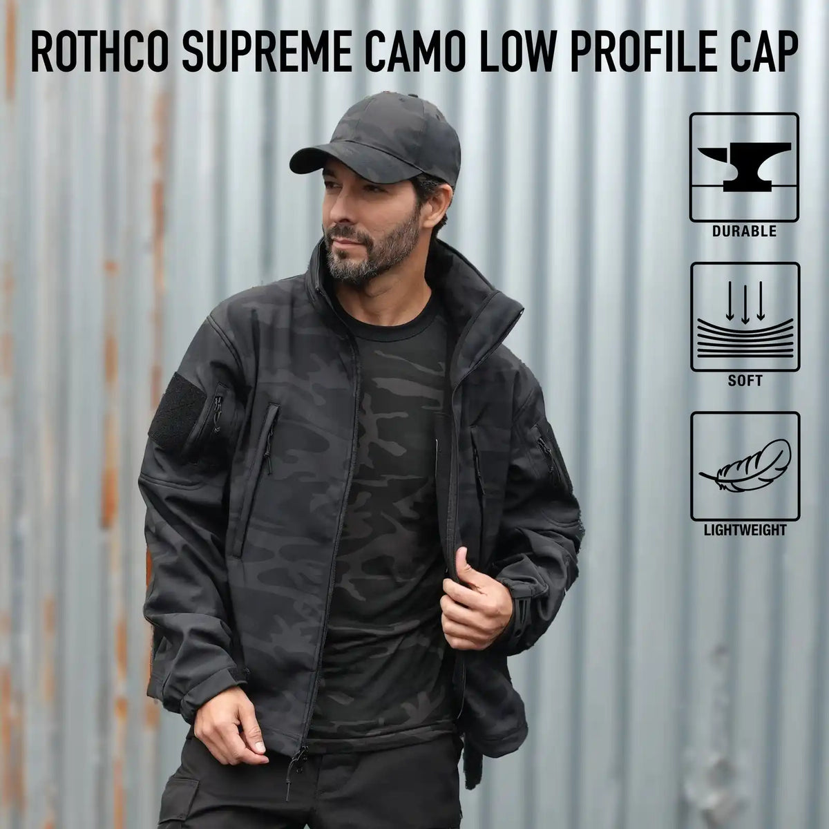 Rothco Midnight Camo Low Profile Cap