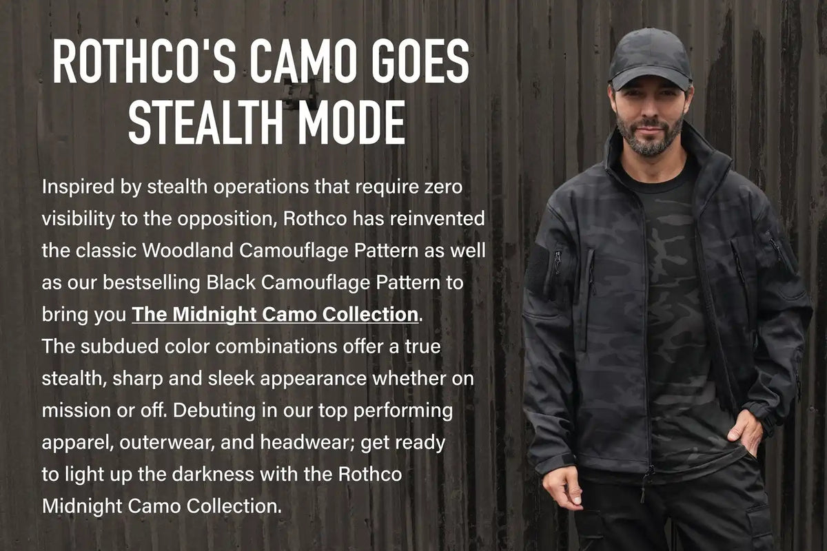 Rothco Midnight Camo Low Profile Cap