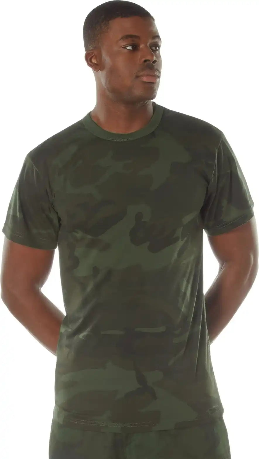 Rothco Midnight Camo Moisture Wicking T-shirt - Woodland / s