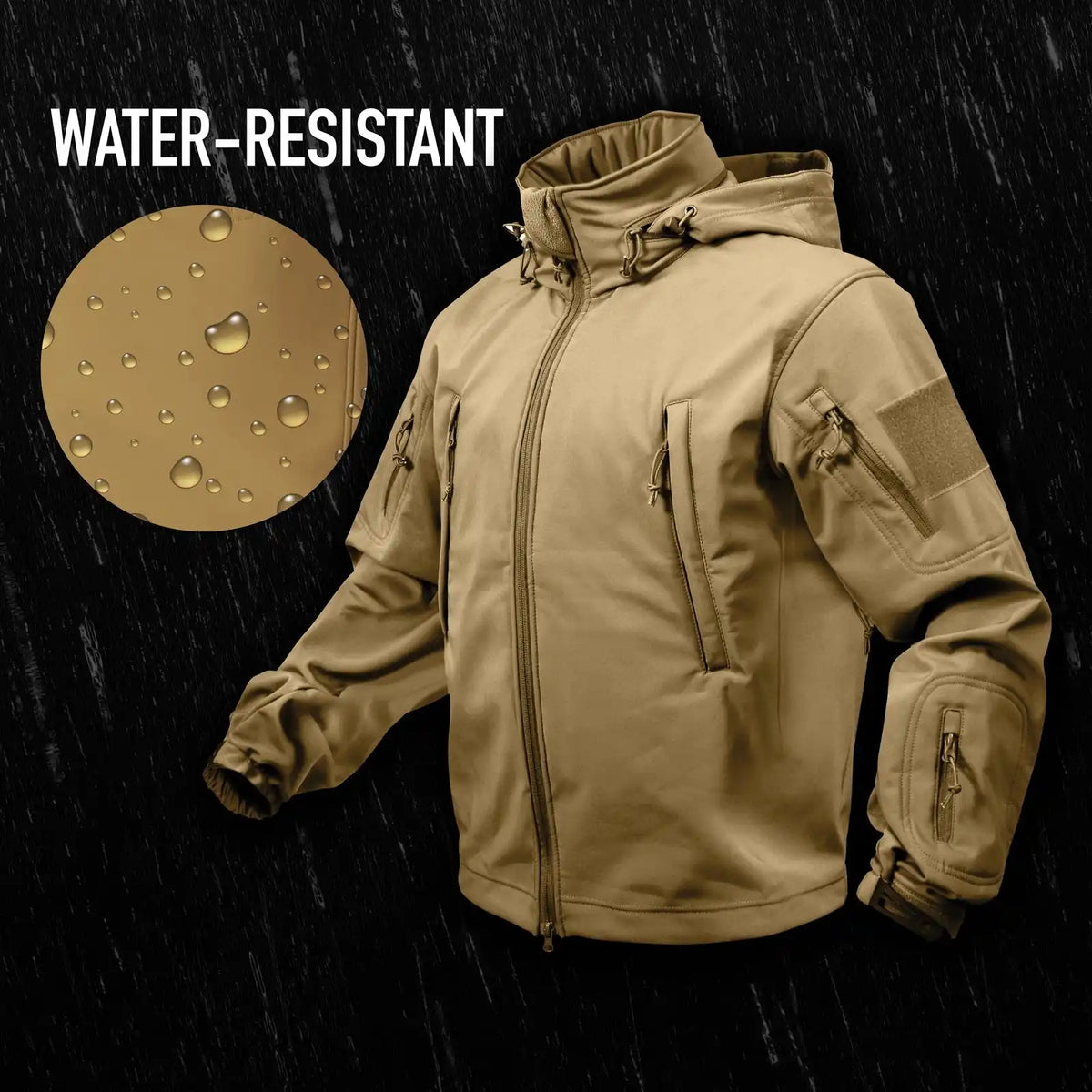 Rothco Midnight Camo Special Ops Soft Shell Jacket
