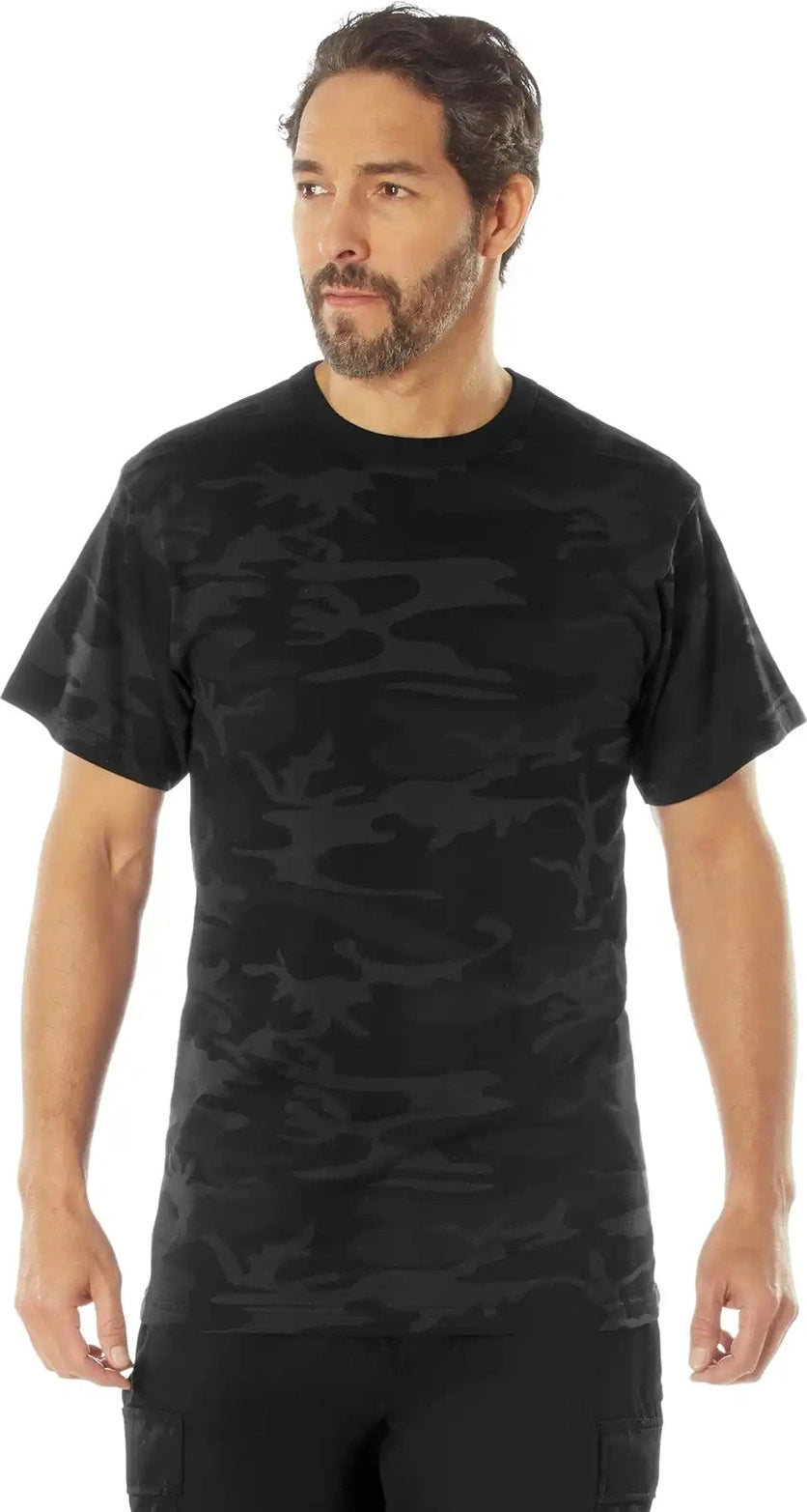 Rothco Midnight Camo t Shirt Black / s