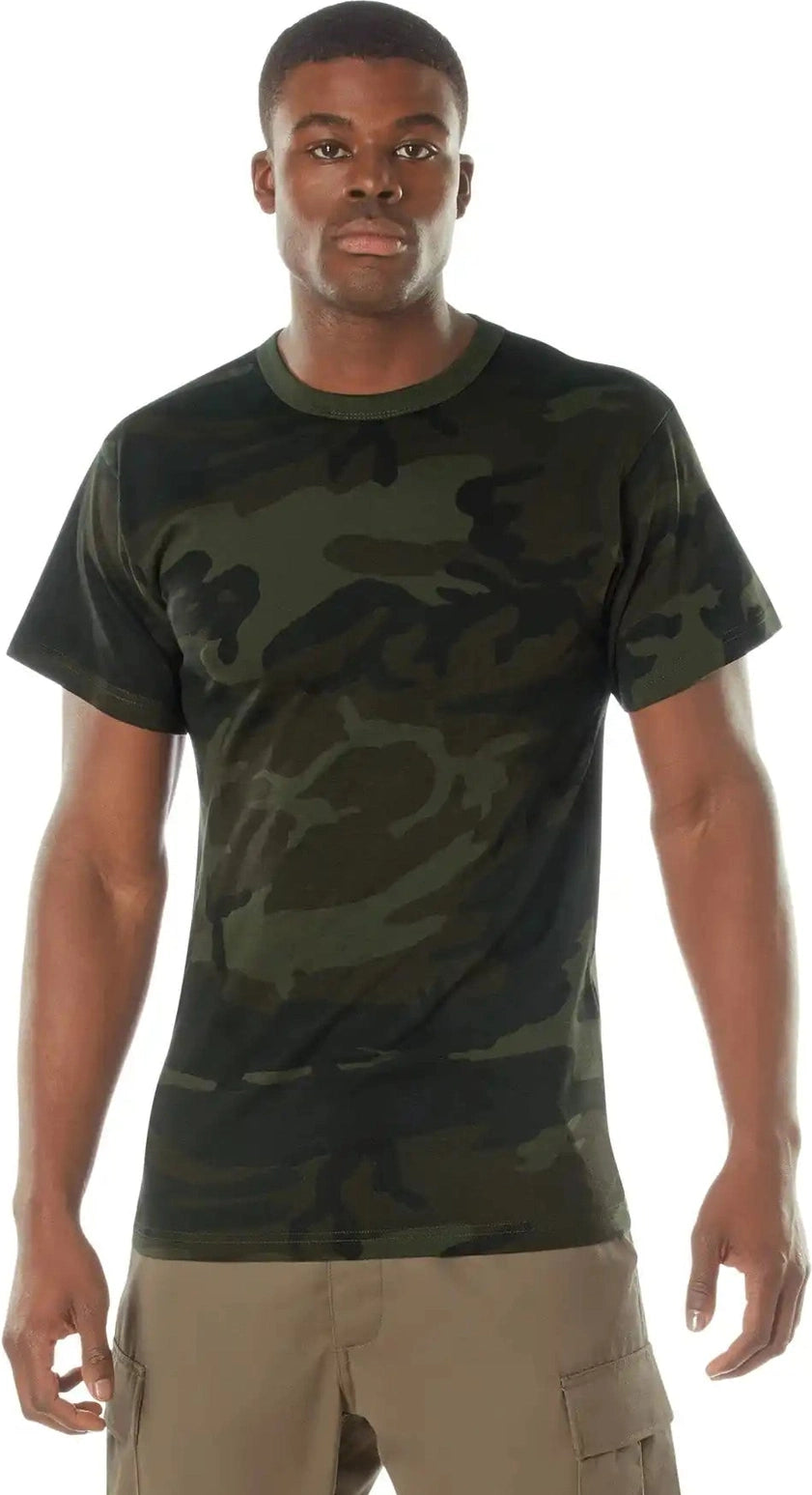 Rothco Midnight Camo t Shirt Black / s