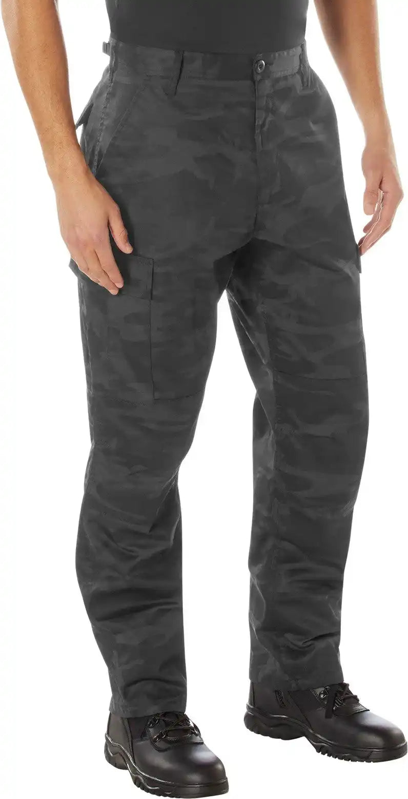 Rothco Midnight Camo Tactical Bdu Pants Black / s