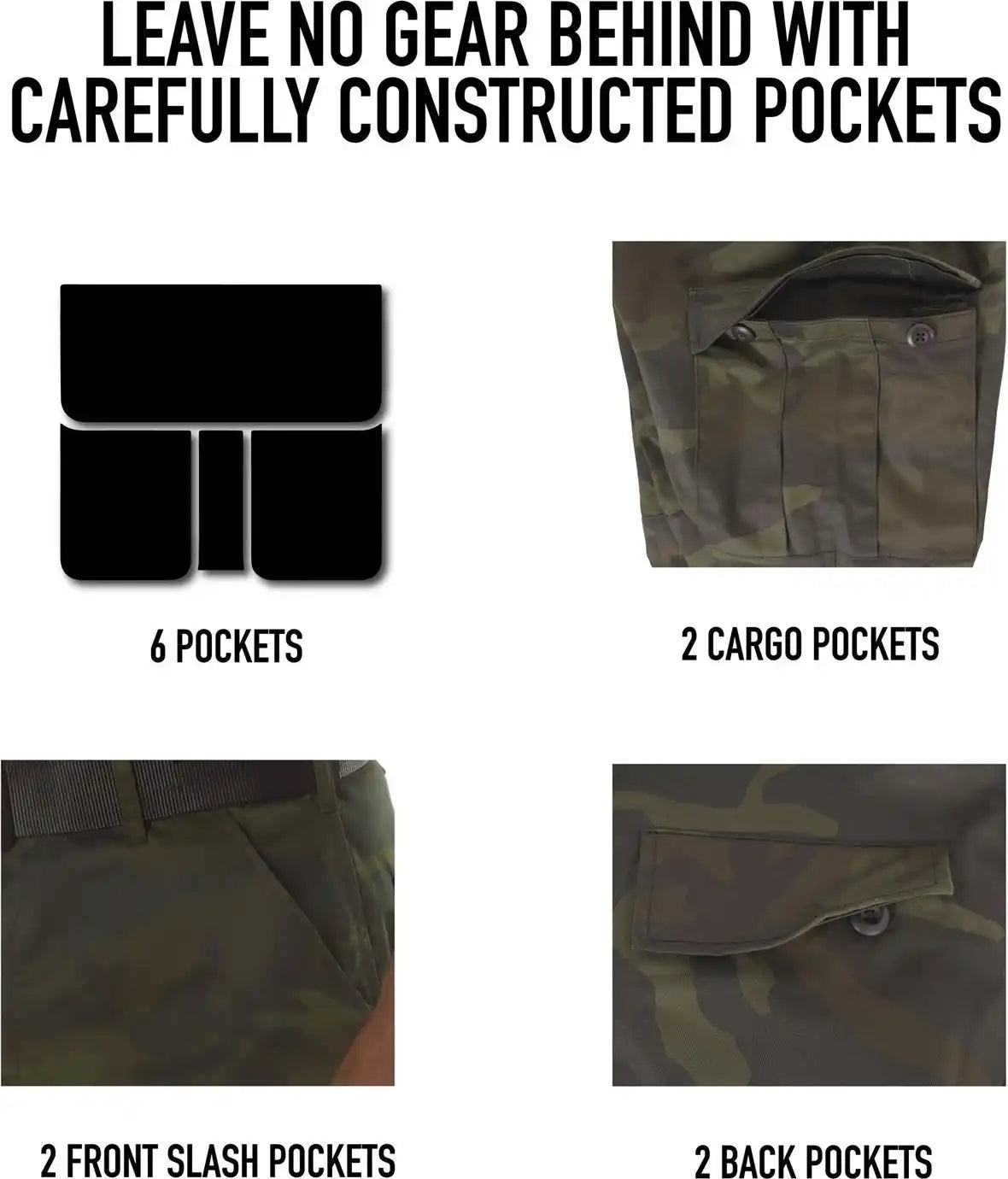 Rothco Midnight Camo Tactical Bdu Pants