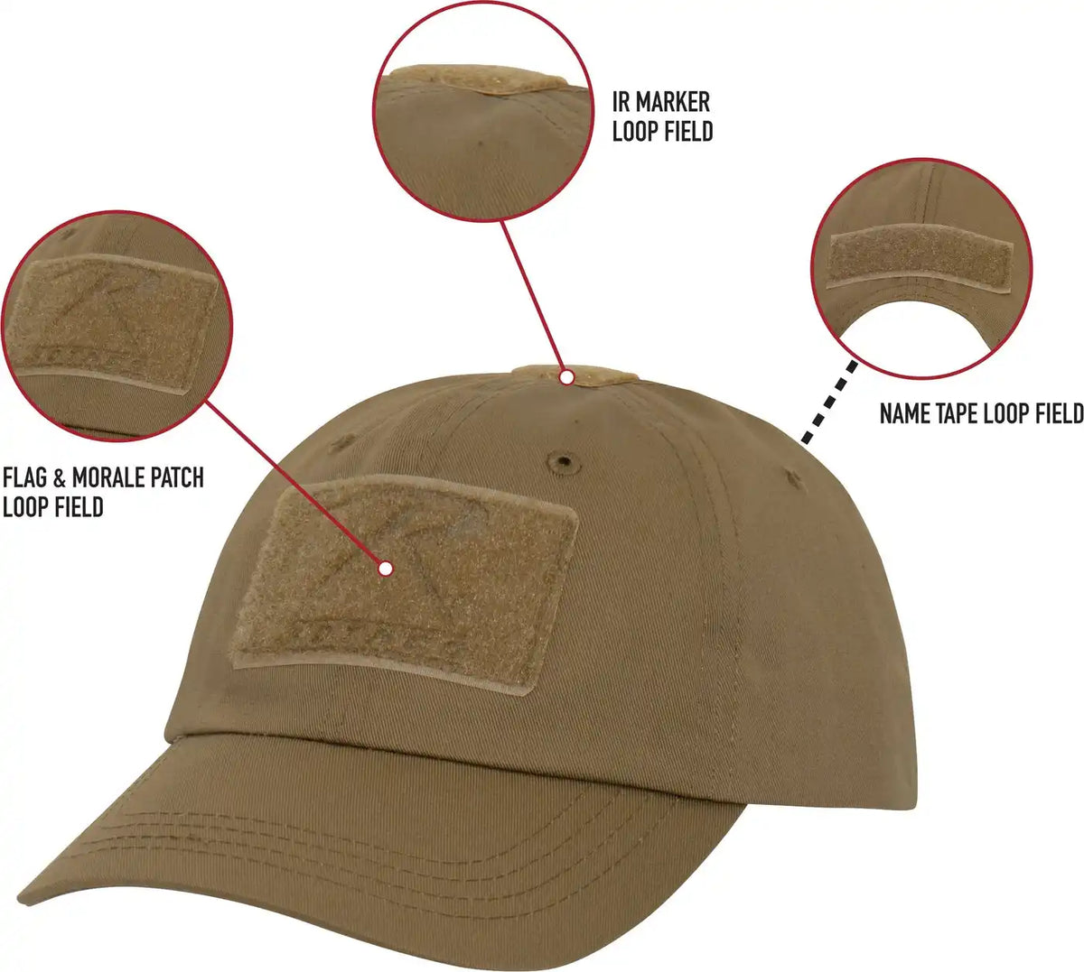 Rothco Midnight Camo Tactical Operator Cap