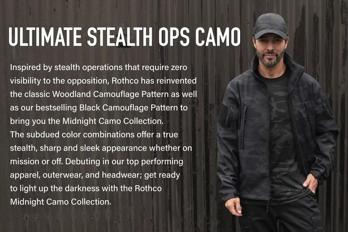Rothco Midnight Camo Tactical Operator Cap