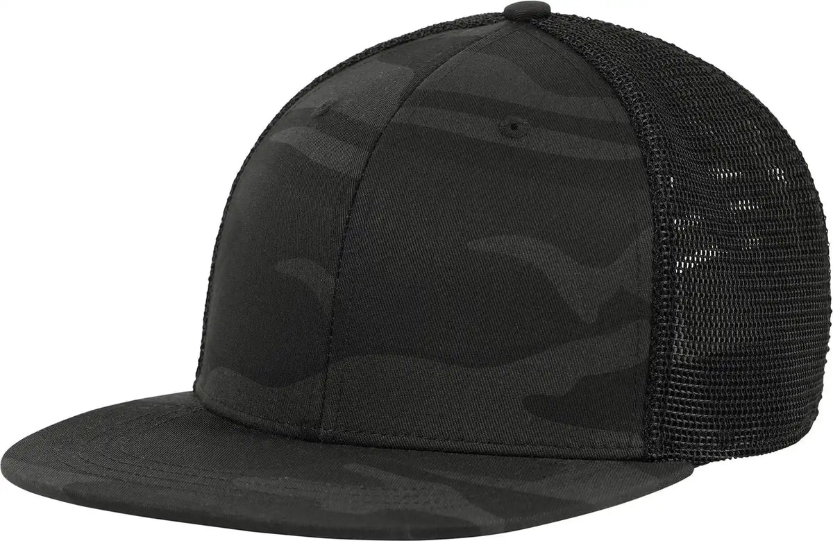 Rothco Midnight Camo Trucker Cap - Black