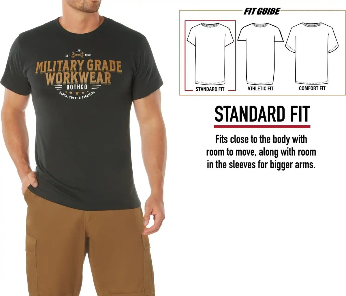 Rothco Military Grade Workwear Graphic t Shirt