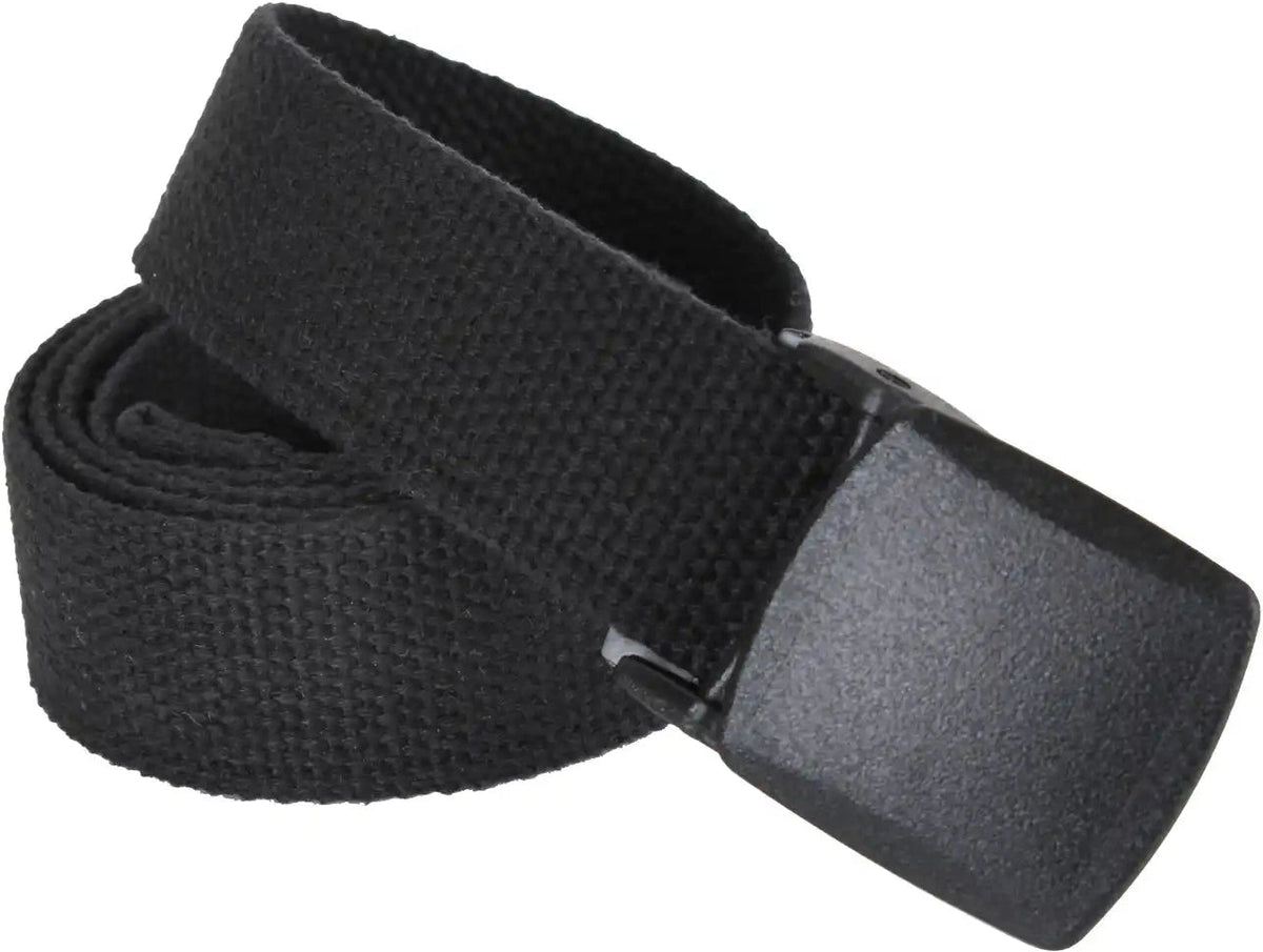 Rothco Military Plastic Buckle Web Belt 54 Inch Black / one Size