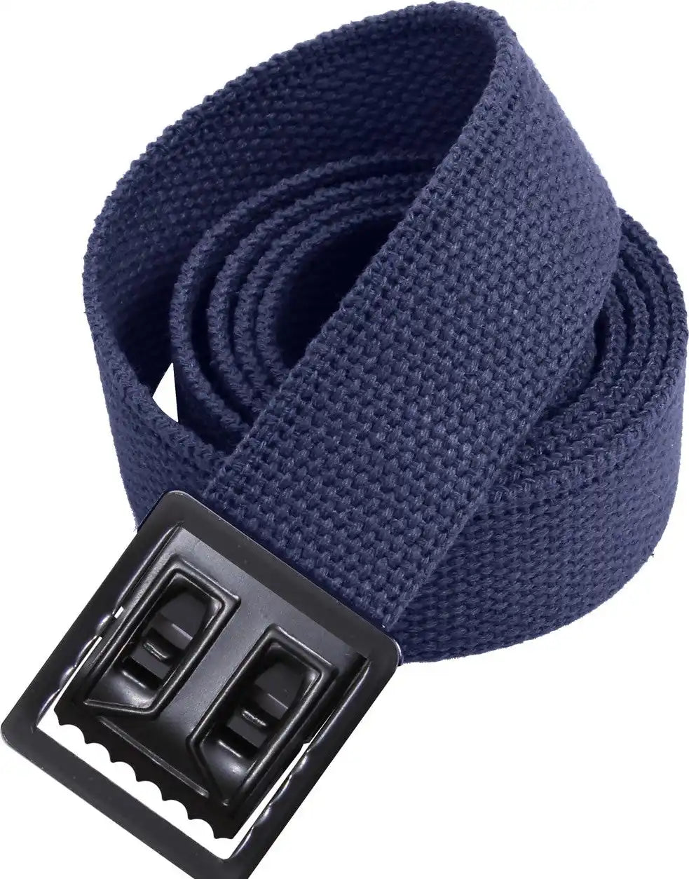 Rothco Military Web Belts with Open Face Buckle Black / Navy Blue / 54 Inches
