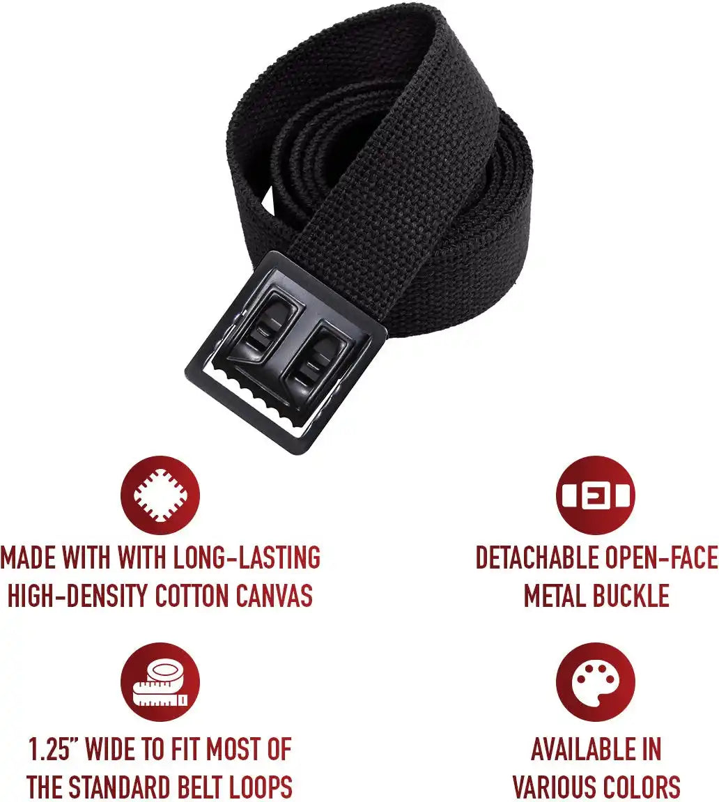 Rothco Military Web Belts with Open Face Buckle