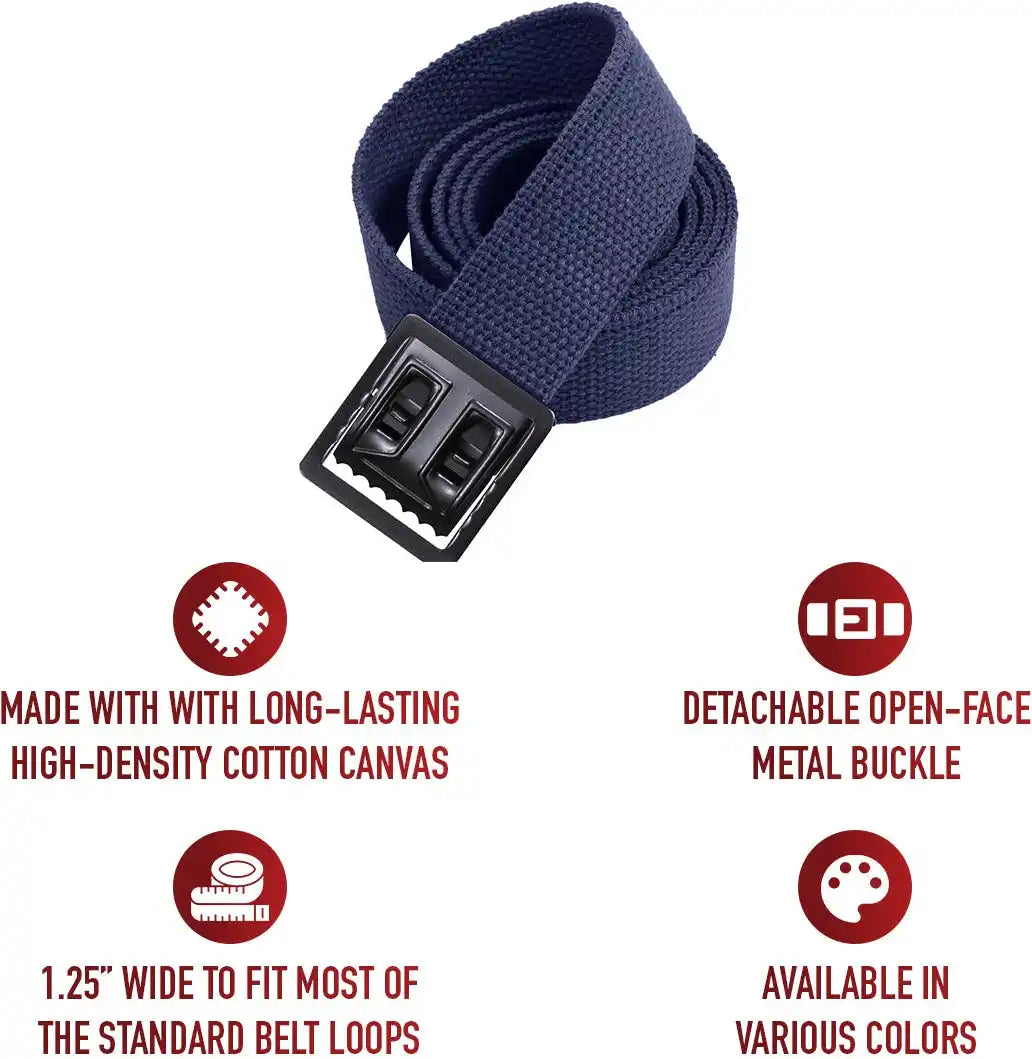 Rothco Military Web Belts with Open Face Buckle