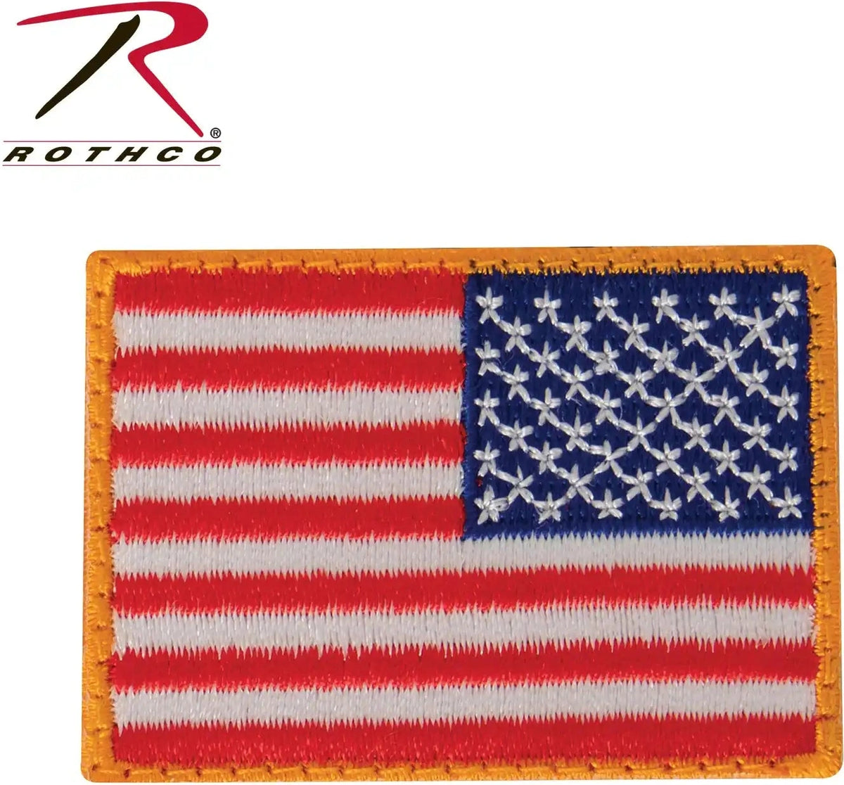 Rothco Mini us Flag Patch with Hook Back Black / Silver / Normal / one Size