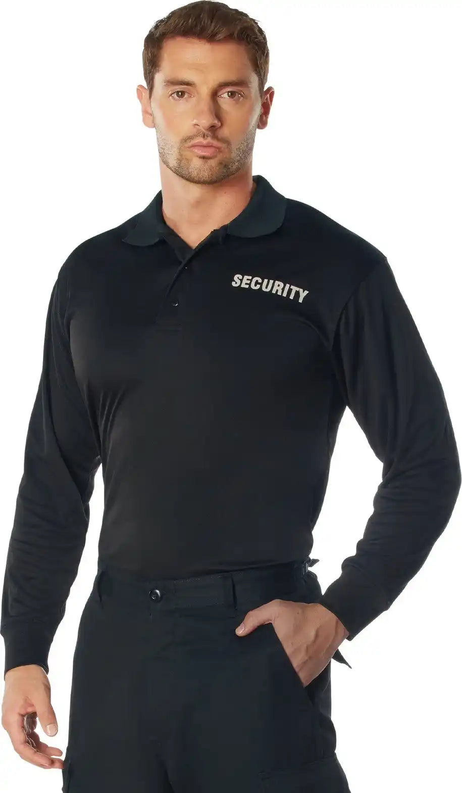 Rothco Moisture Wicking Long Sleeve Security Polo
