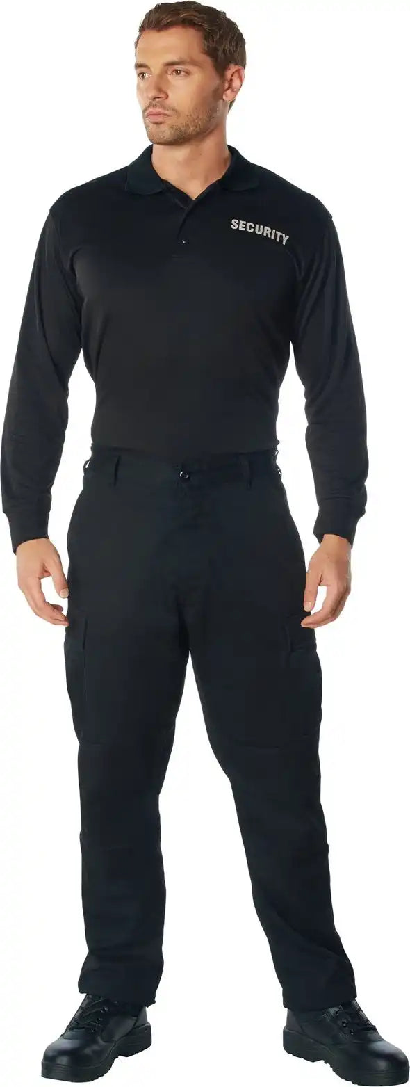 Rothco Moisture Wicking Long Sleeve Security Polo
