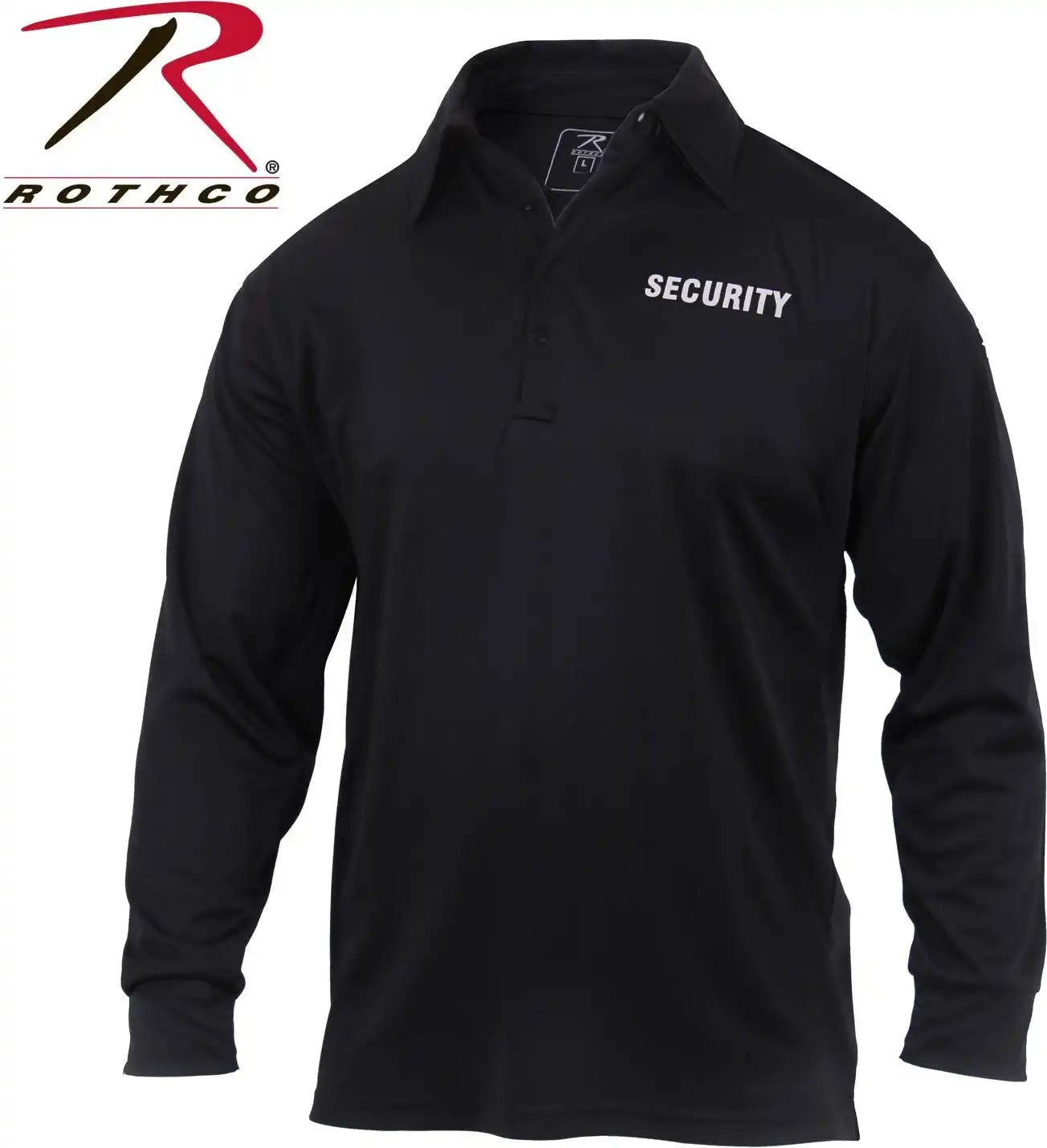 Rothco Moisture Wicking Long Sleeve Security Polo