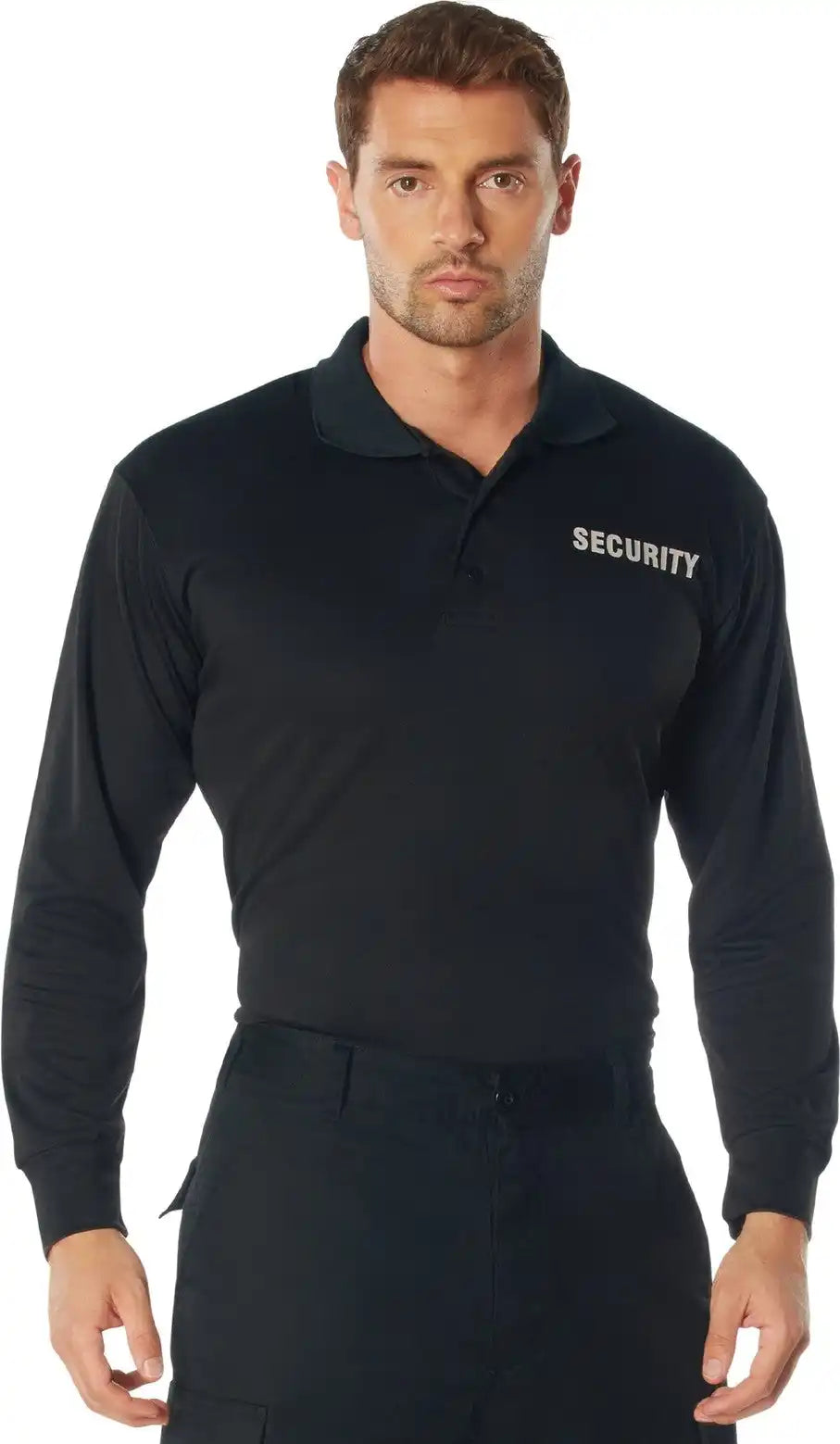 Rothco Moisture Wicking Long Sleeve Security Polo s