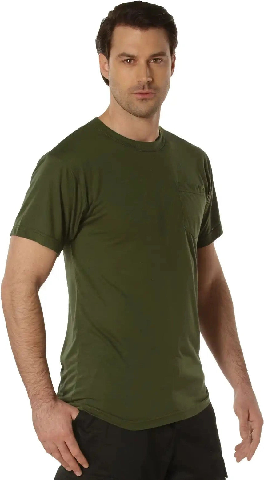 Rothco Moisture Wicking Pocket t Shirt