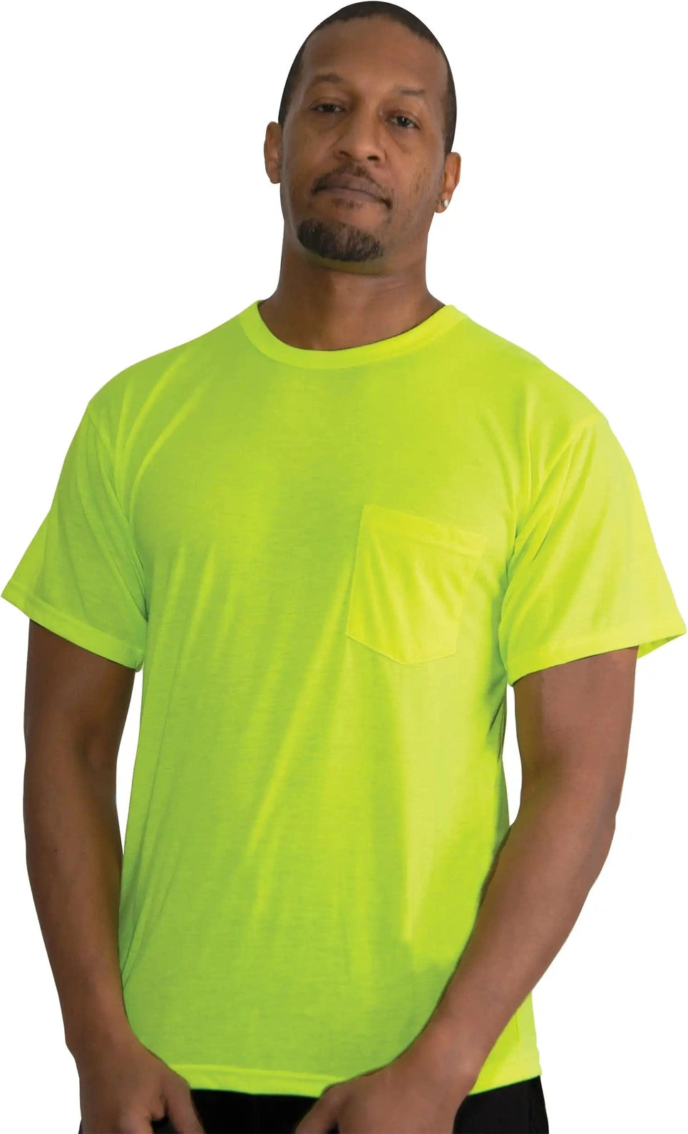 Rothco Moisture Wicking Pocket t Shirt Safety Green / s